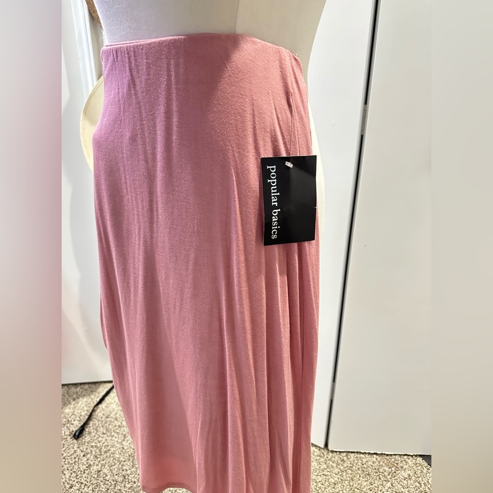 Pink Slit Skirt